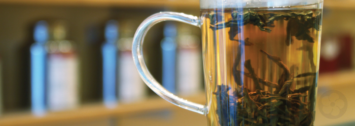 whole leaf teas release caffeine more slowly than ground coffee beans